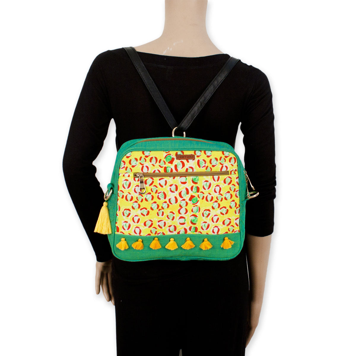 Green red Bubbles Backpack
