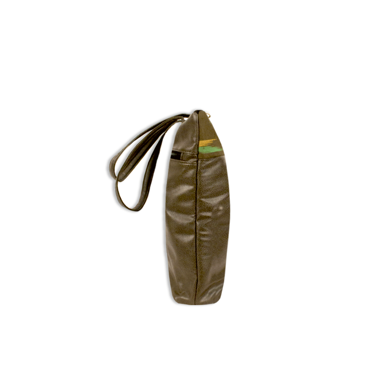 Off-beat Olive Ikat Office Bag