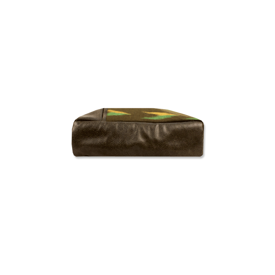 Off-beat Olive Ikat Office Bag