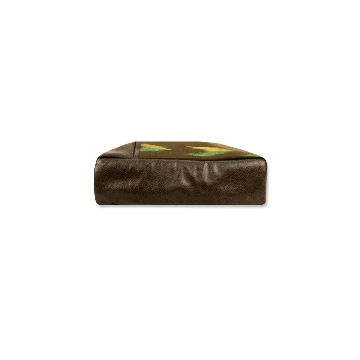 Off-beat Olive Ikat Office Bag