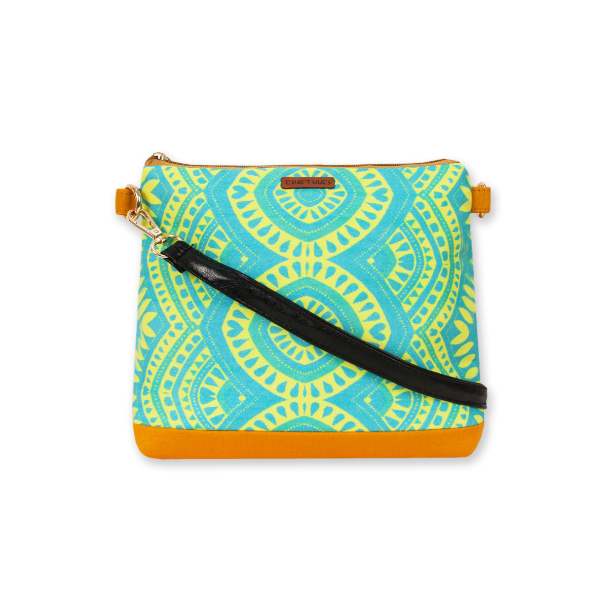 Green Mandala Sling Bag