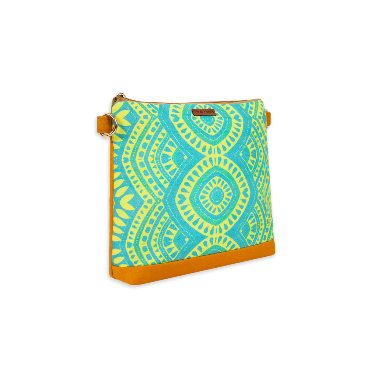 Green Mandala Sling Bag