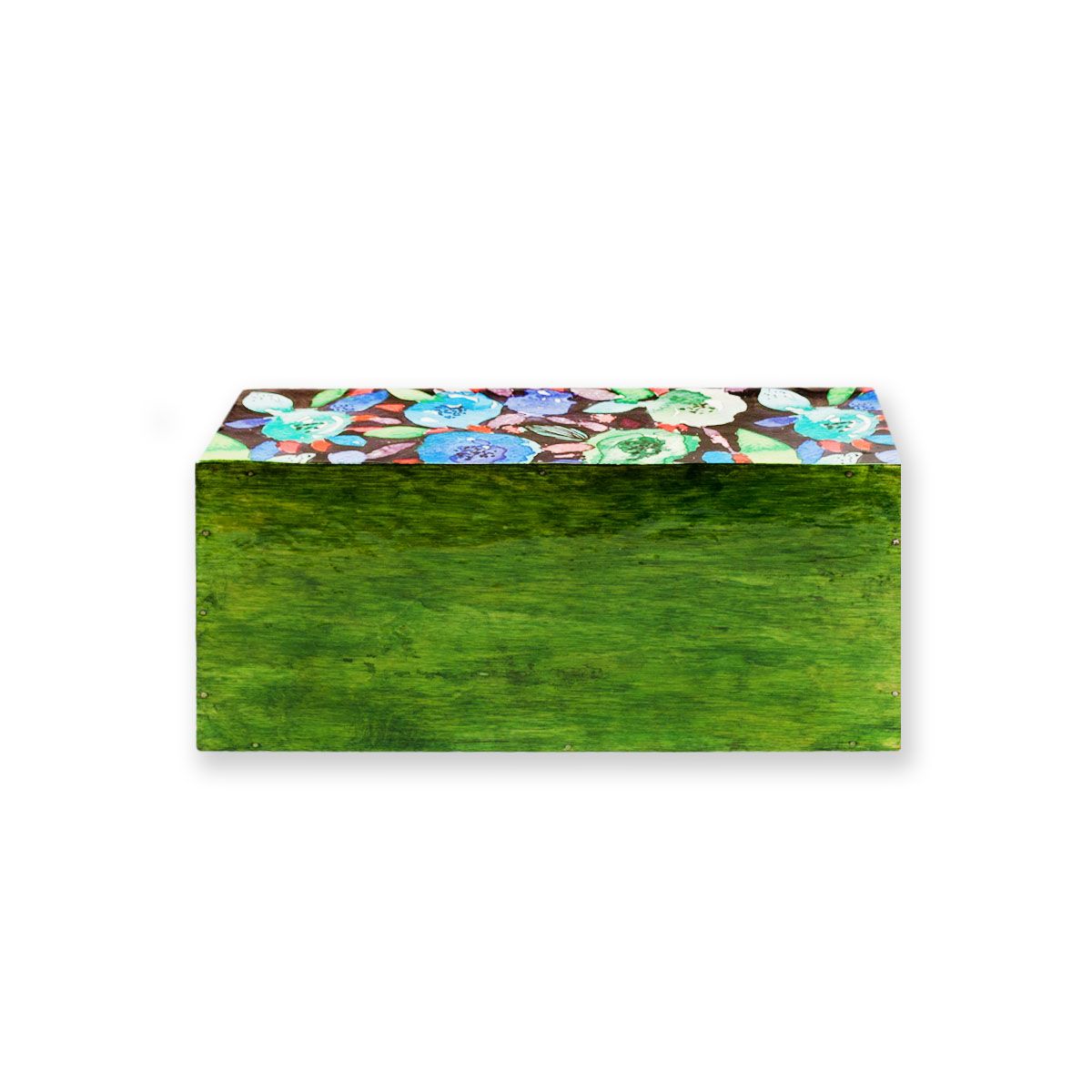 Wooden Pen Stand (Printed Green Color)