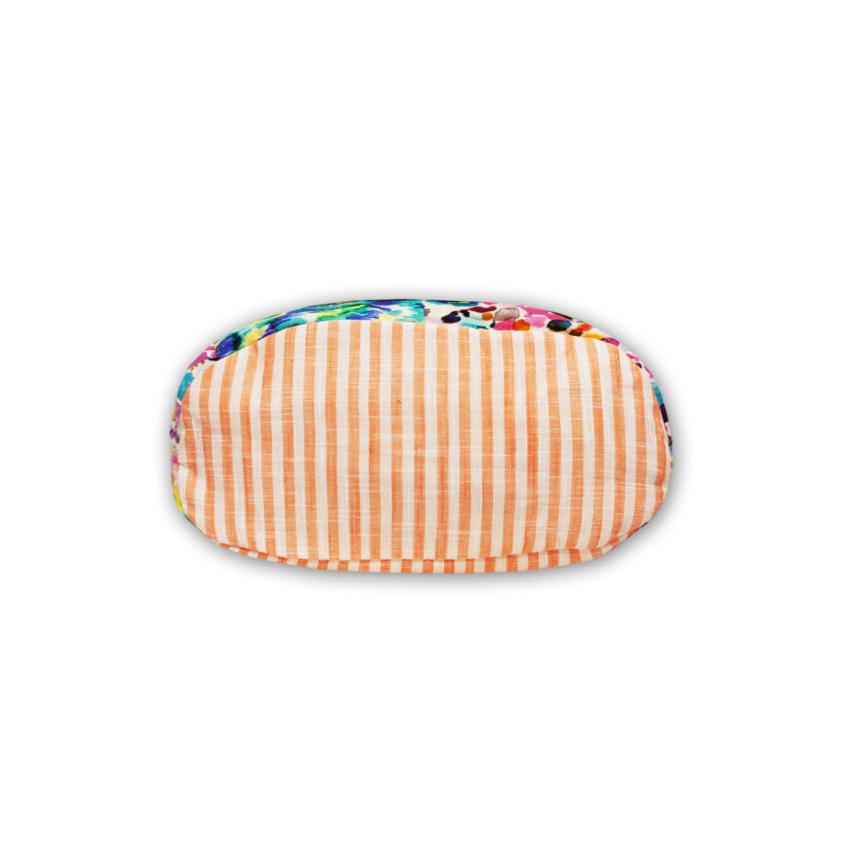 Printed Backpack- Peach Stripes