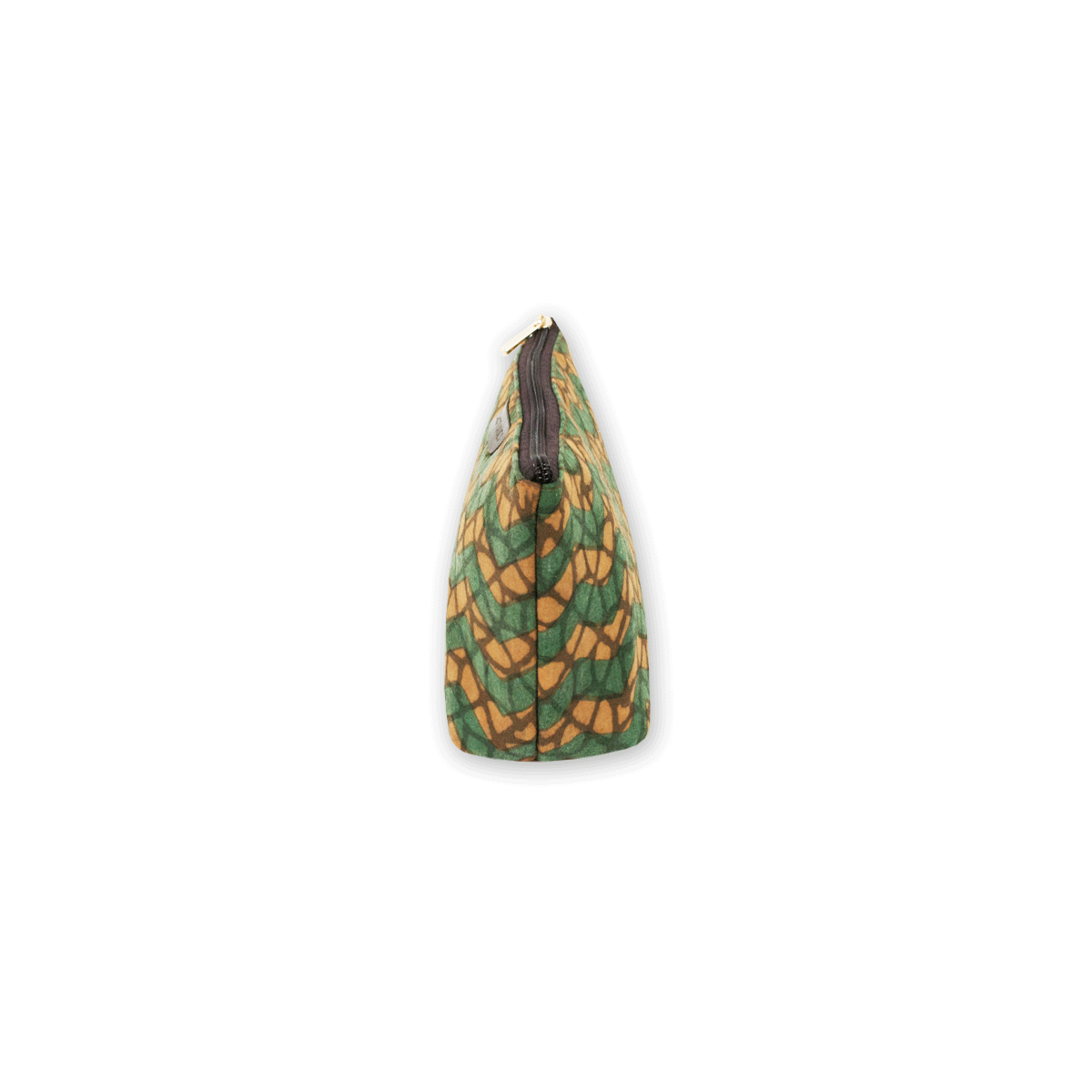 Wavy Road Block Printed Pouch