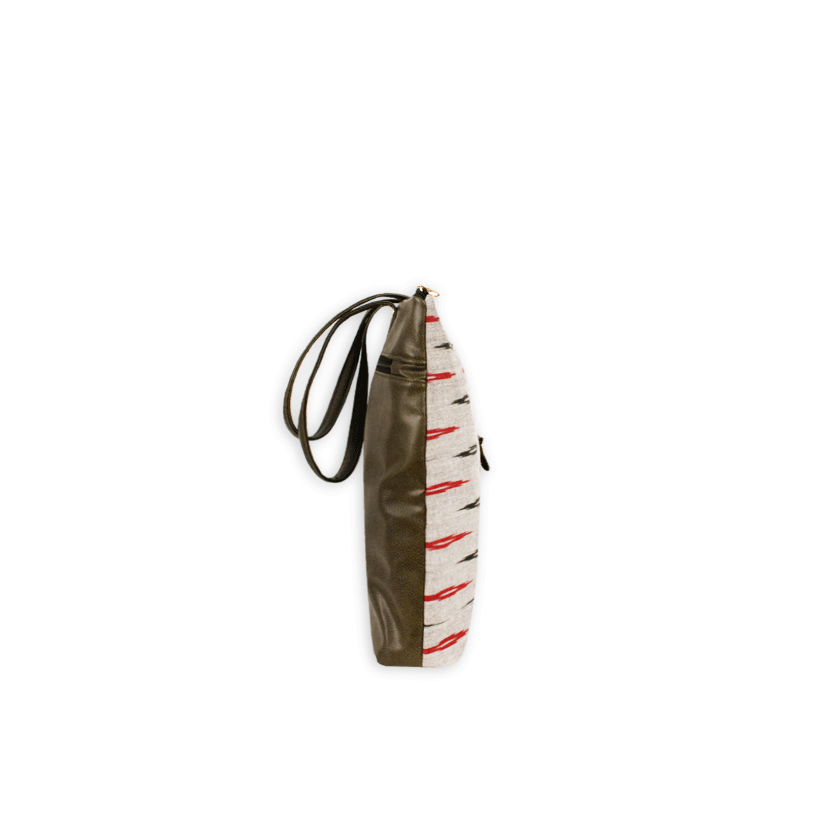Graceful Grey Ikat Office Bag