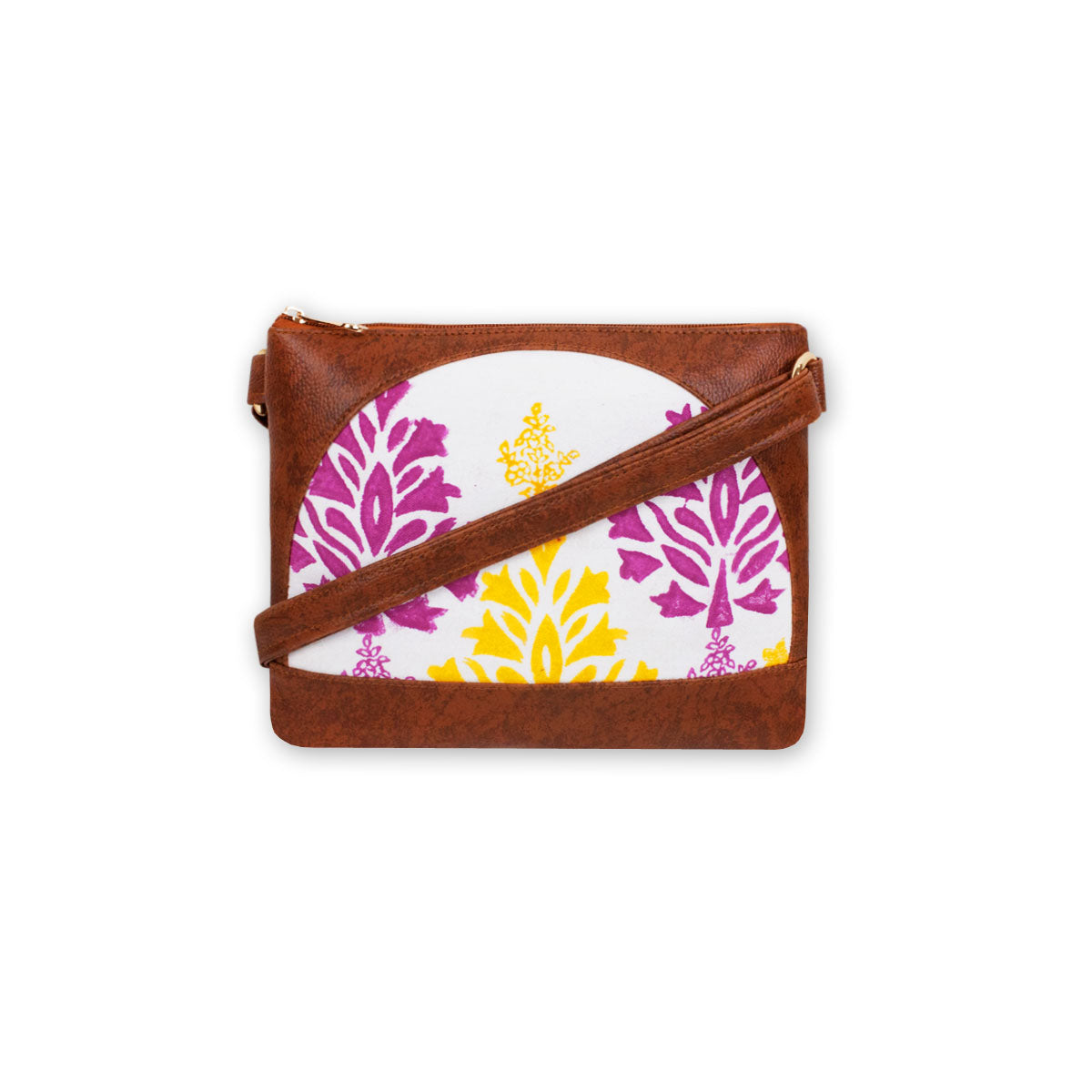 Gulabi Baagh Block Printed Sling Bag