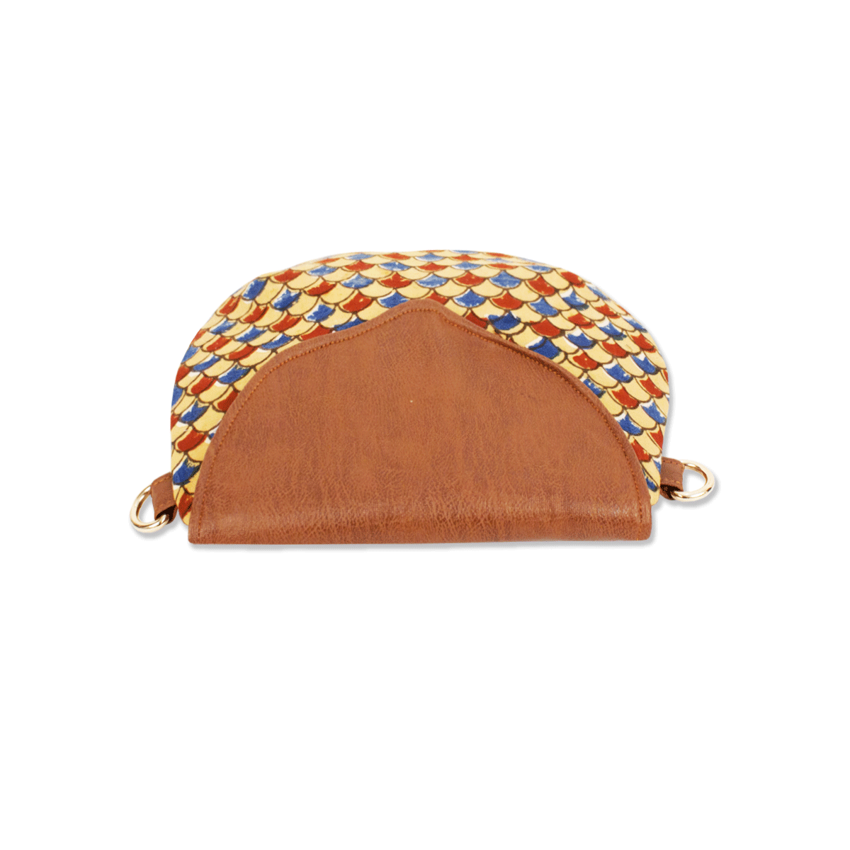 Half-moon Block Printed Sling Bag