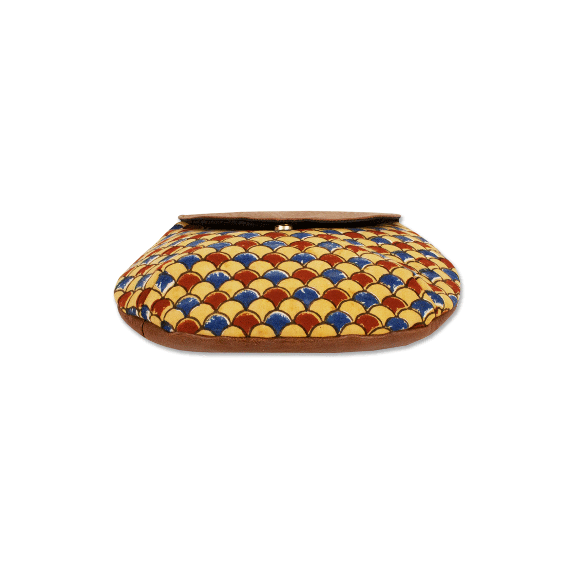 Half-moon Block Printed Sling Bag