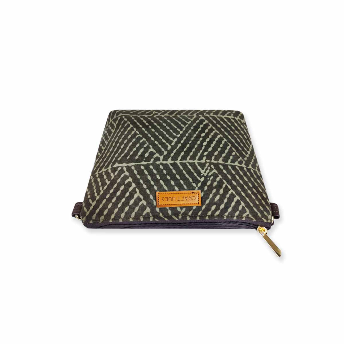 Block-Printed Katha Sling Bag
