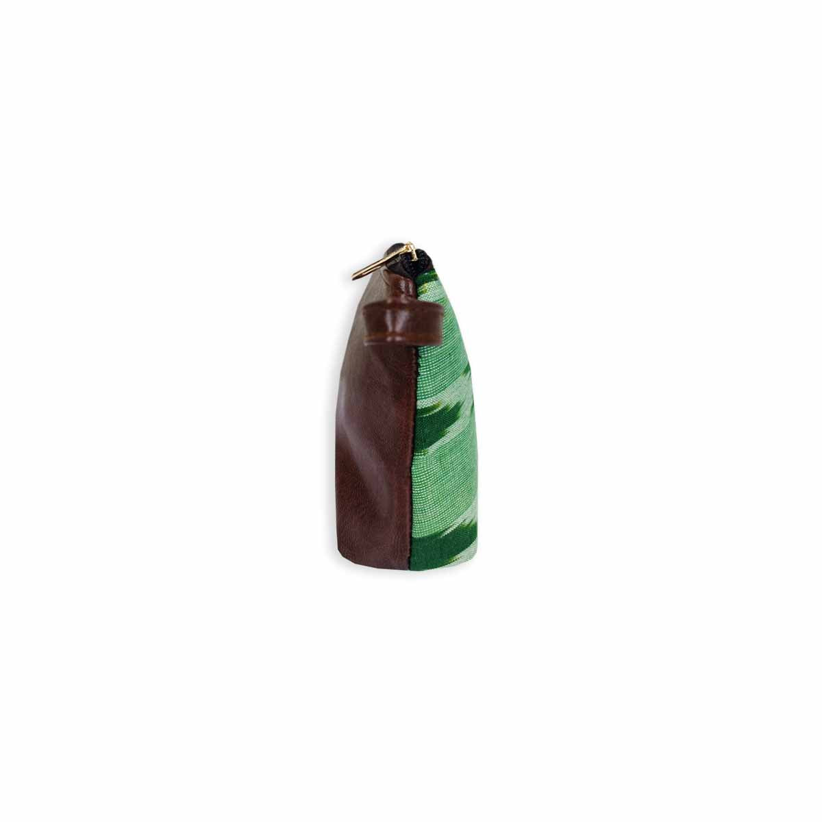 Leafy Ikkat Pouch Bag