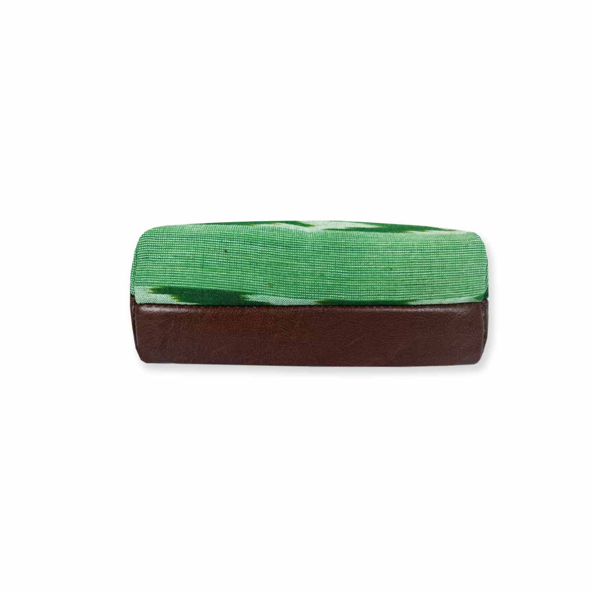 Leafy Ikkat Pouch Bag