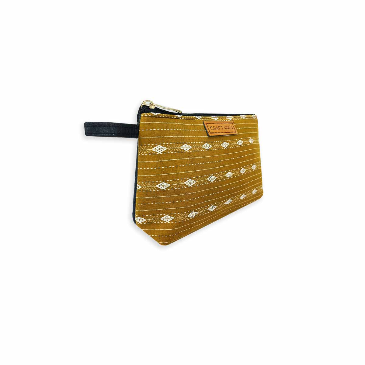 Marigold Ikkat Pouch Bag