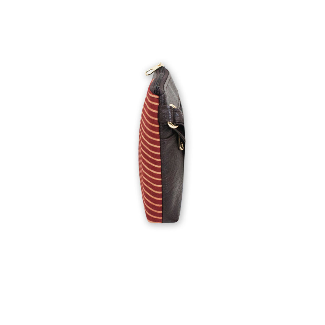 Maroon Lines Mobile Sling Bag