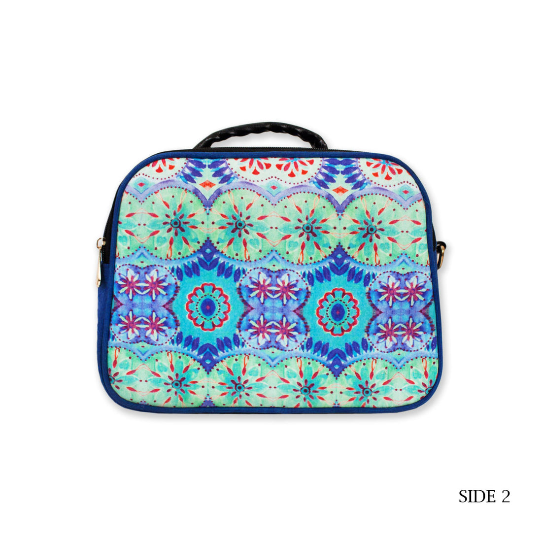 Maze Double Side Print Box Sling Bag