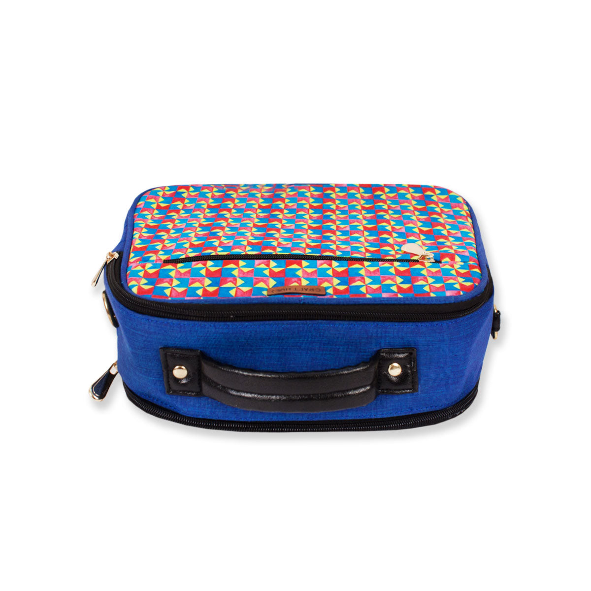 Maze Double Side Print Box Sling Bag