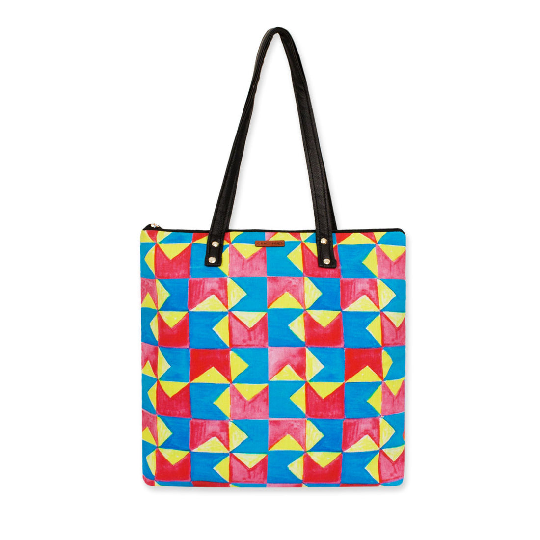 Maze Printed Tote Bag