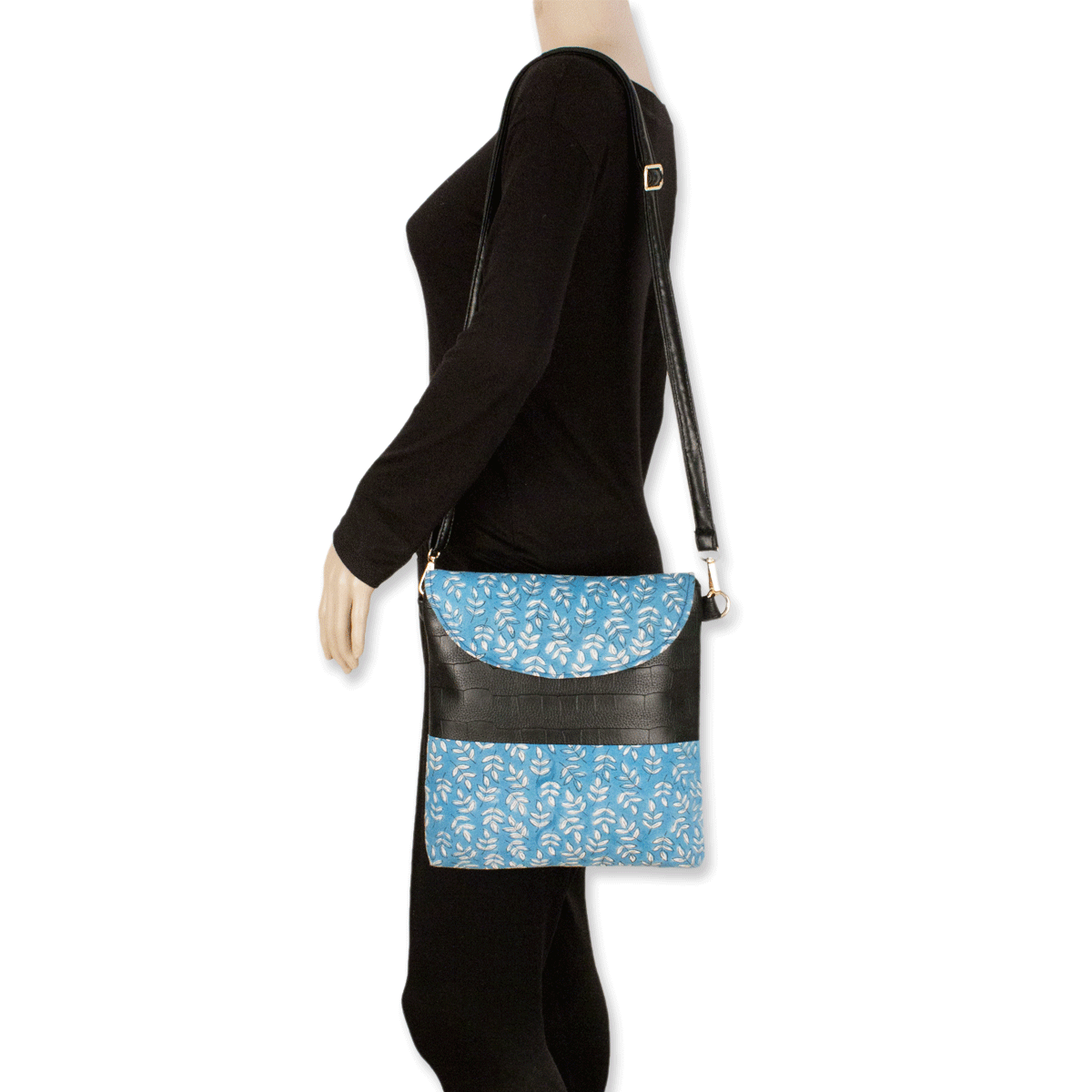 Neela Block Printed Sling Bag