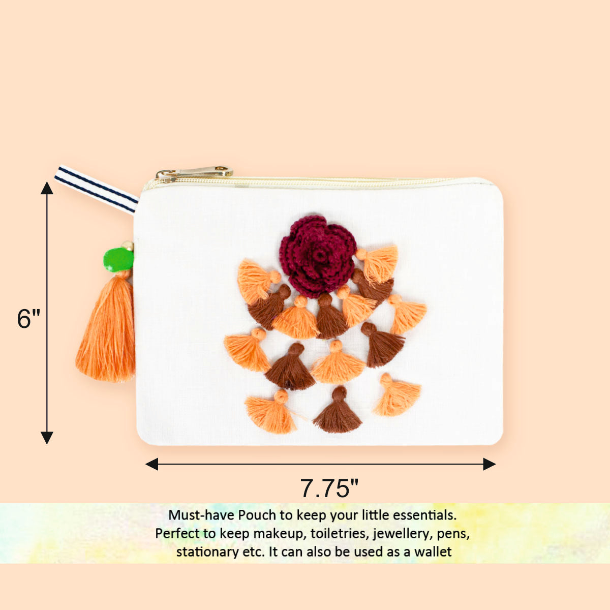 Peachy Life Multi-purpose Pouch
