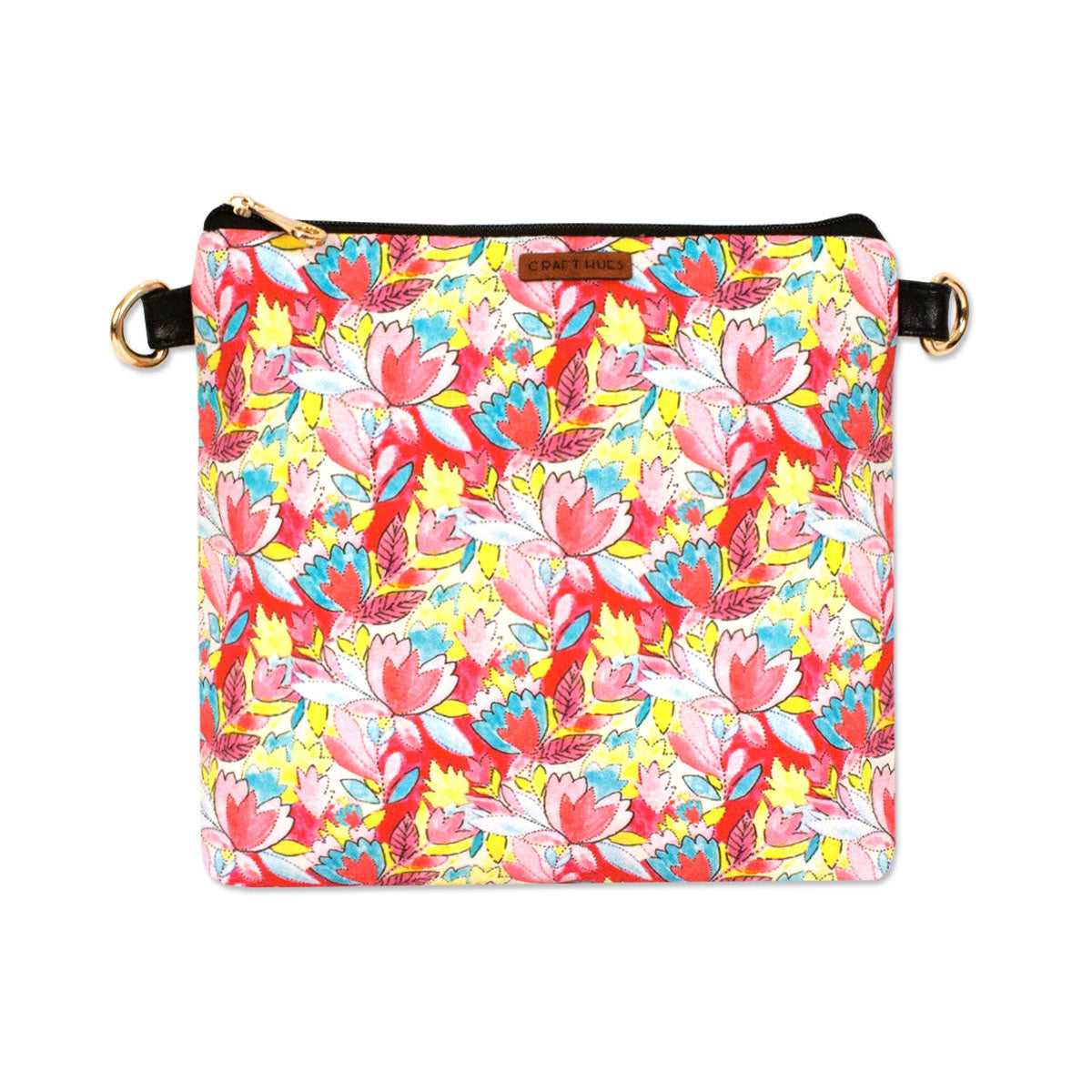 Pink Lotus Sling Bag