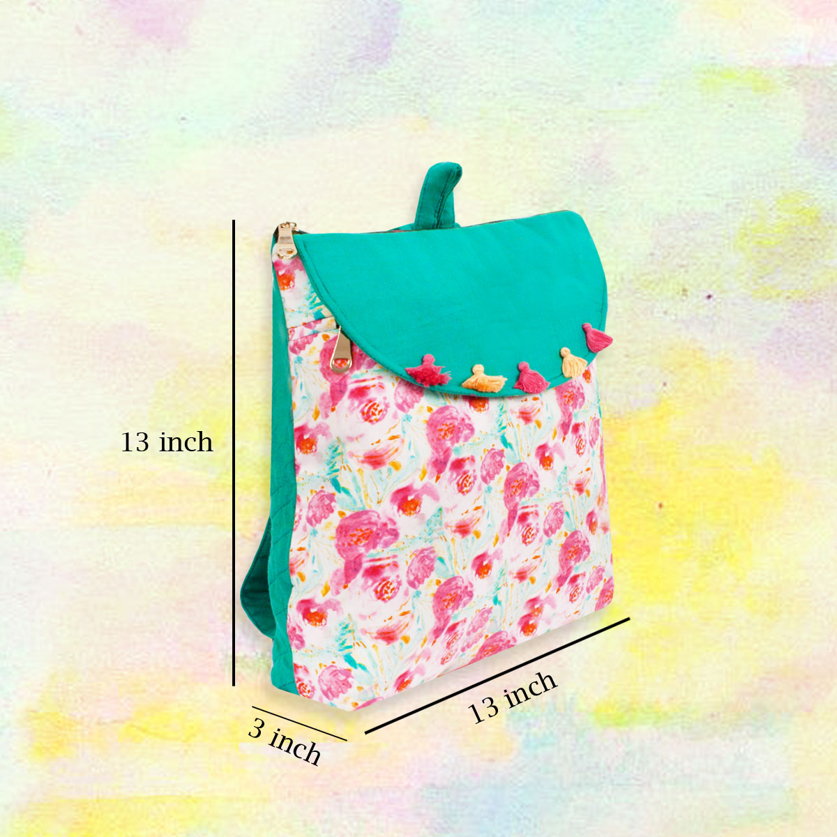 Pink Rose Backpack