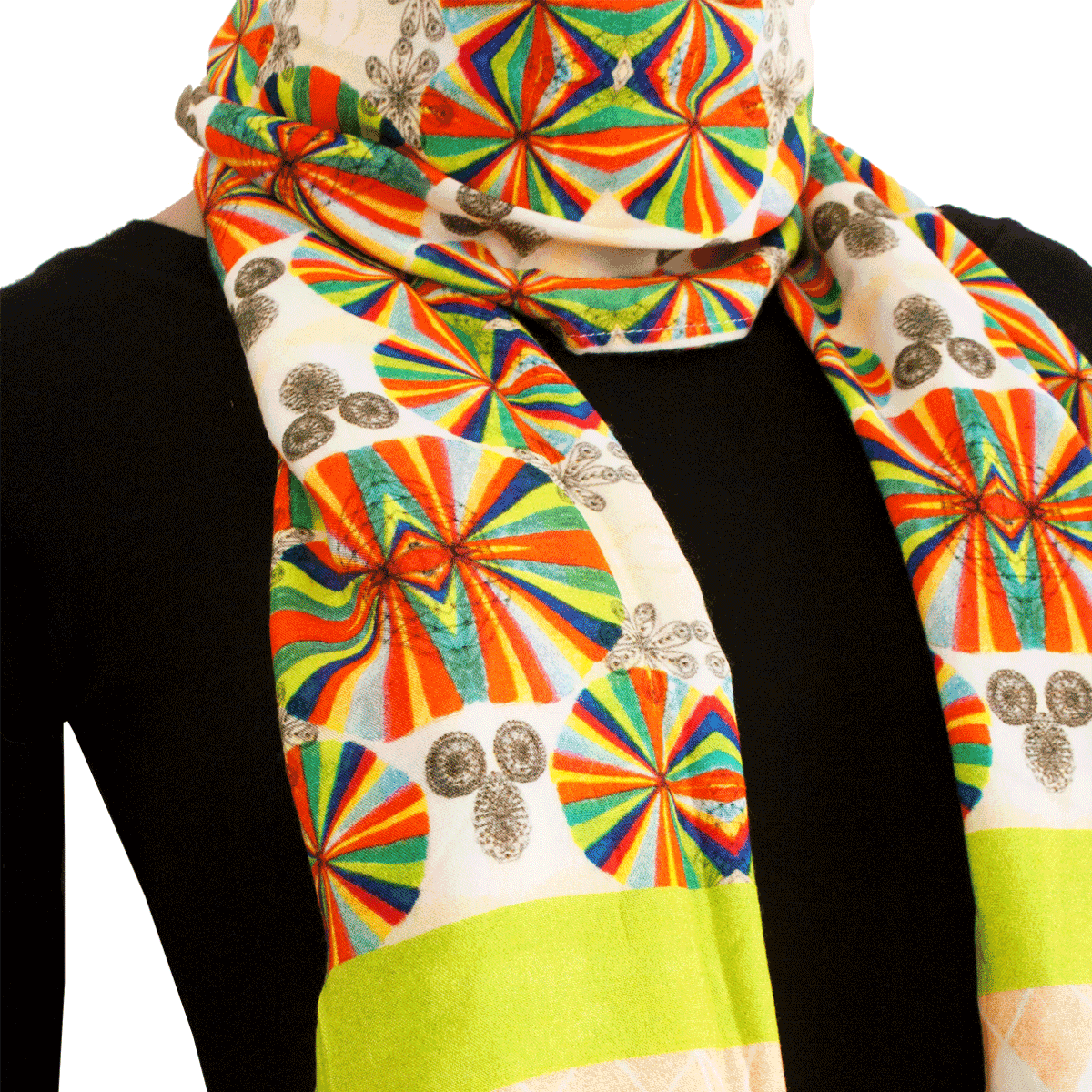 Pin Wheel Stole
