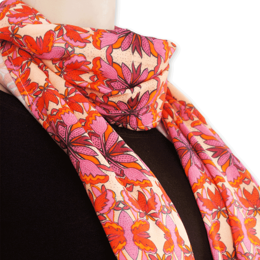 Pretty Floral Stole