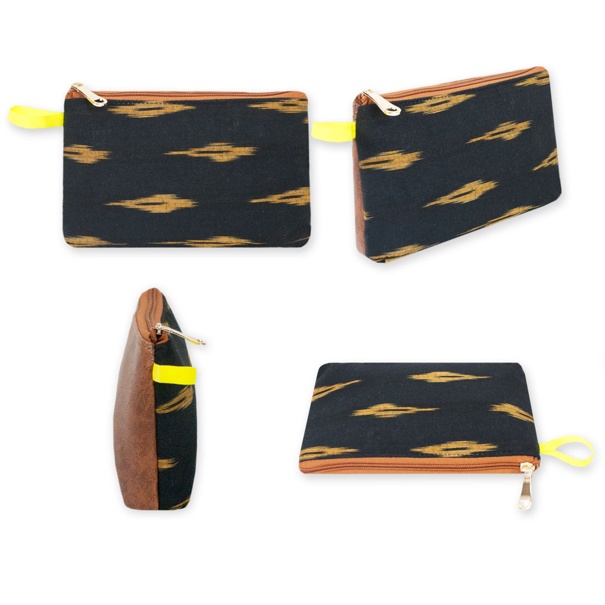 Raat Ikkat Sling and Pouch Combo