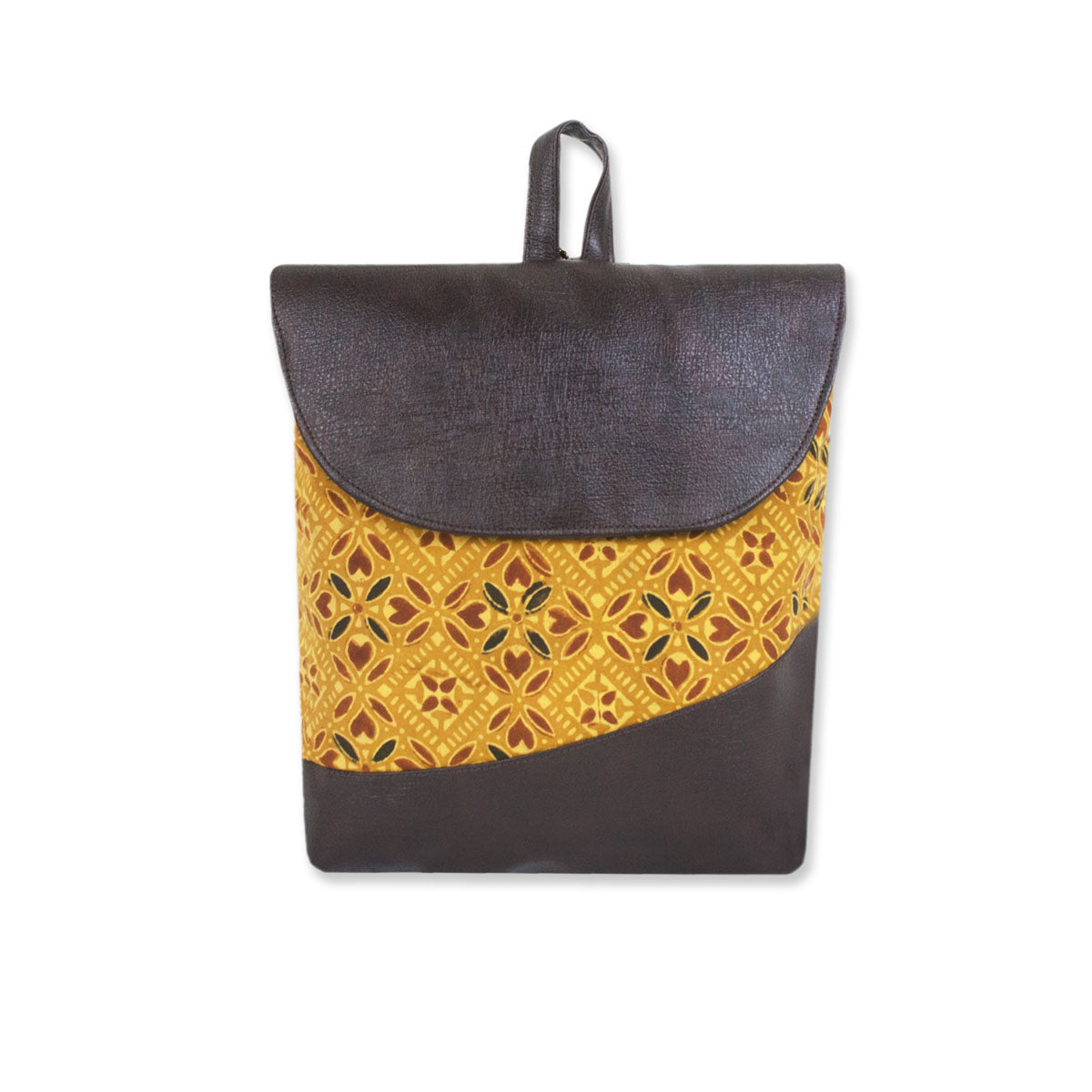 Rangoli Block-printed Backpack