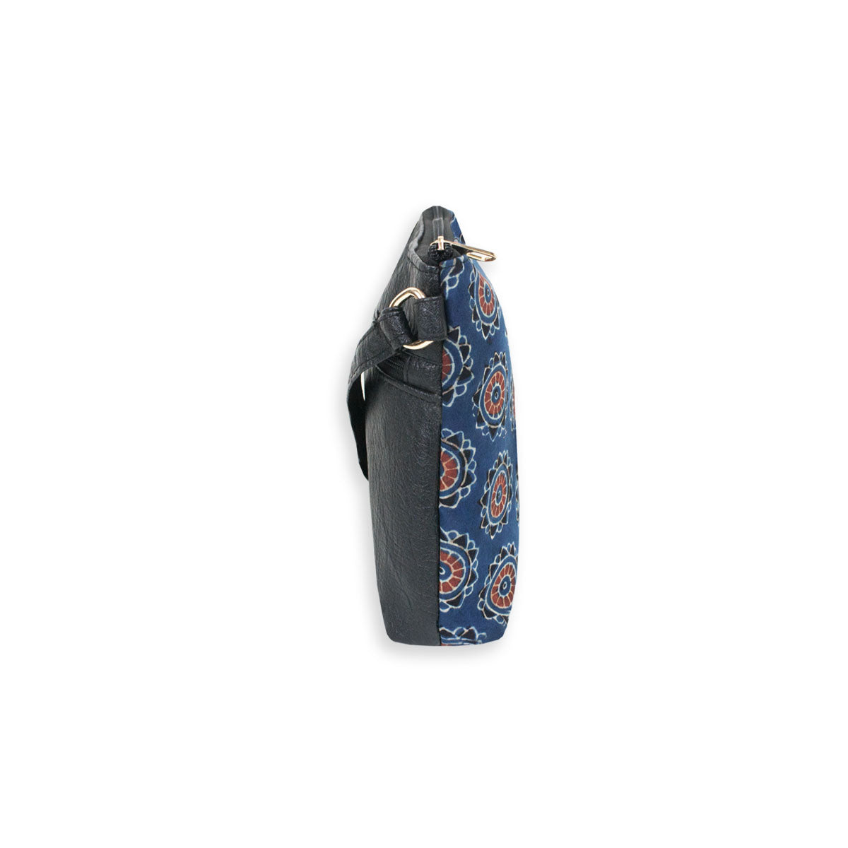 Block-Printed Red Chakra Sling Bag