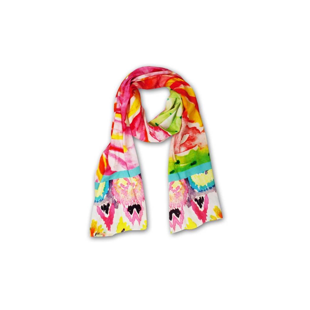 Large Flower Printed Stole