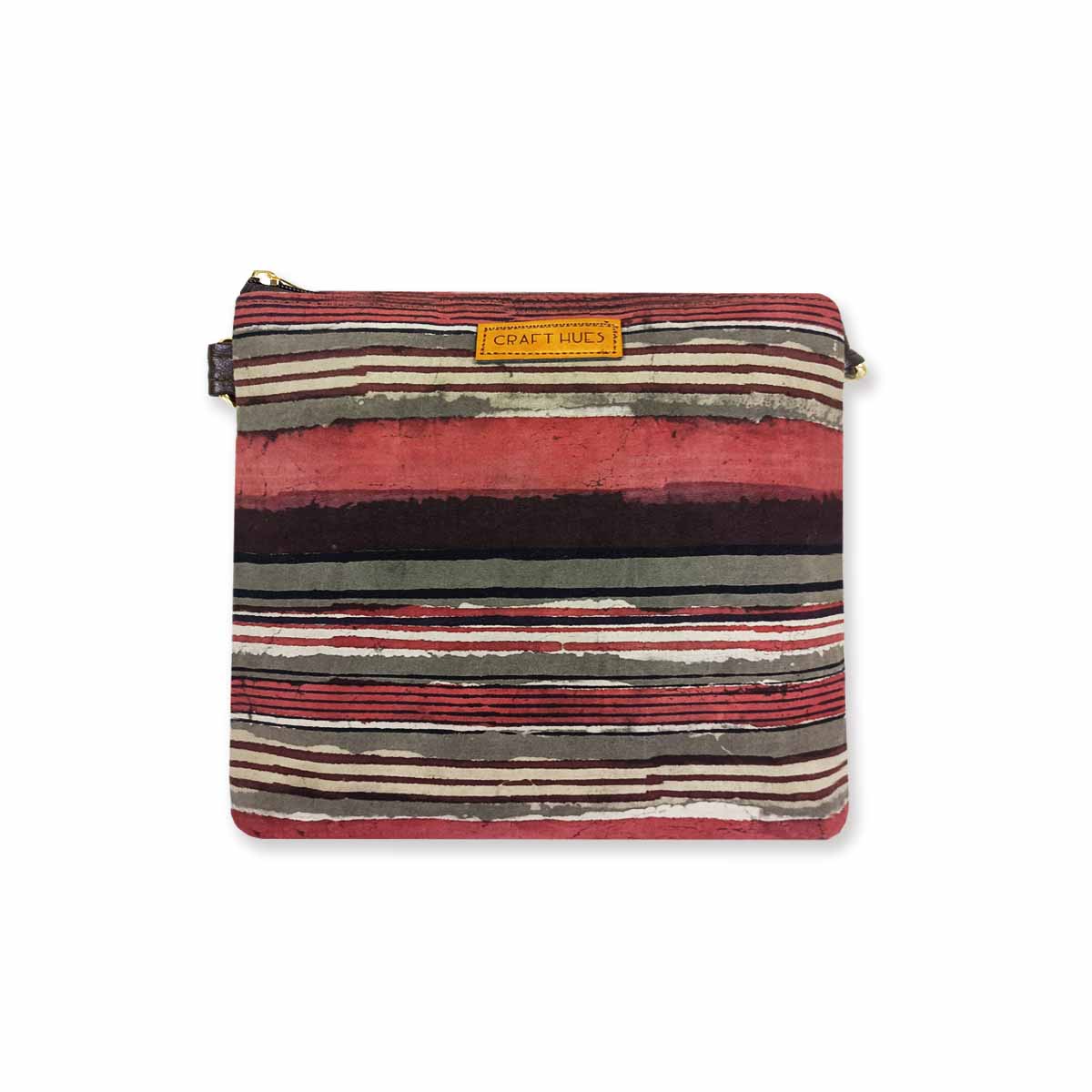 Block-Printed Rustic Road Sling Bag