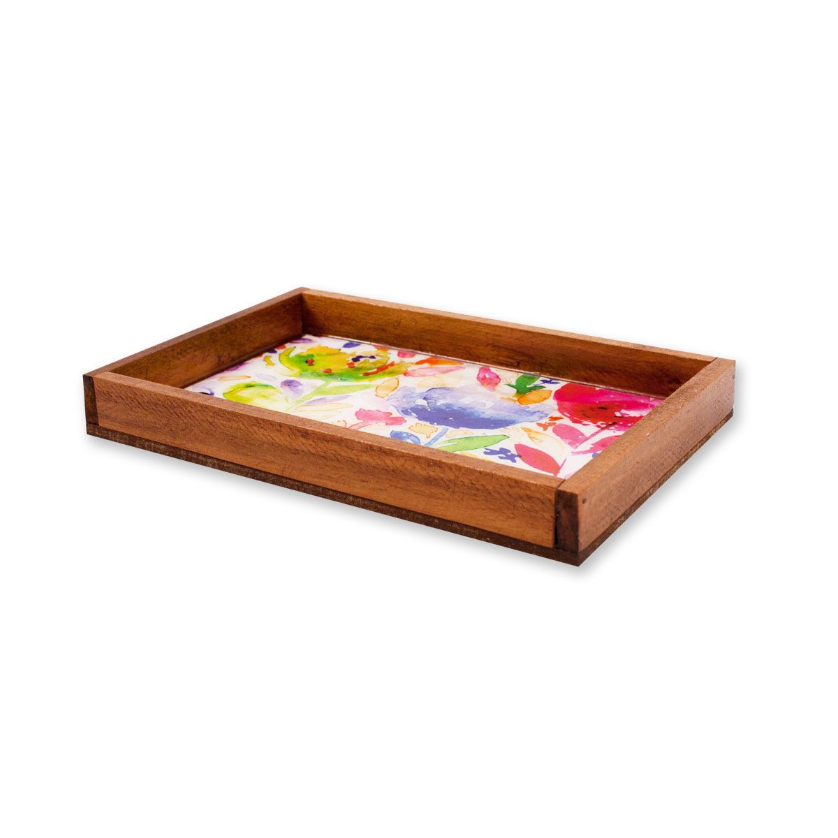 Summer Garden Small Rectangle Serving Tray