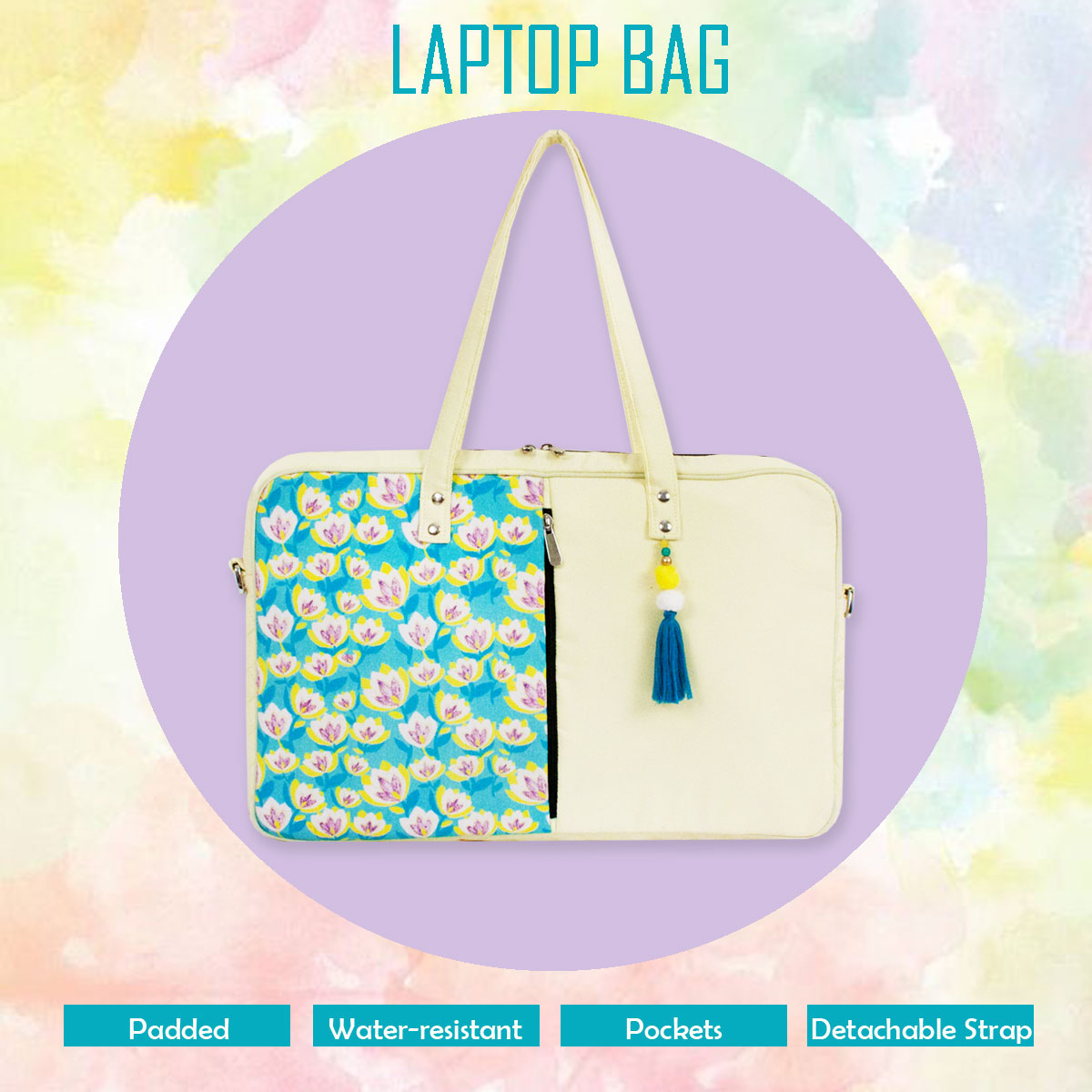 Summer Garden Laptop Bag