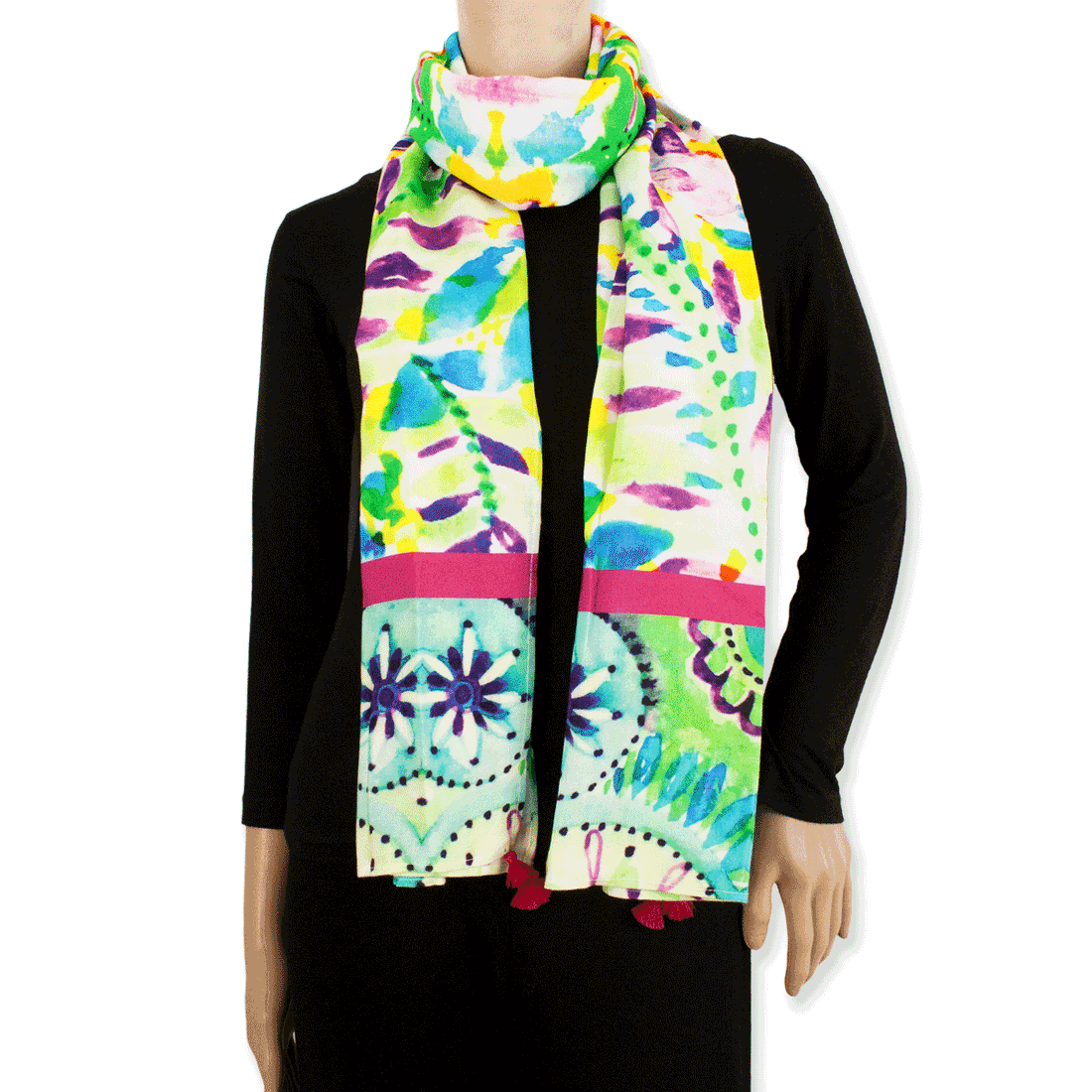 Summer Garden Printed Stole