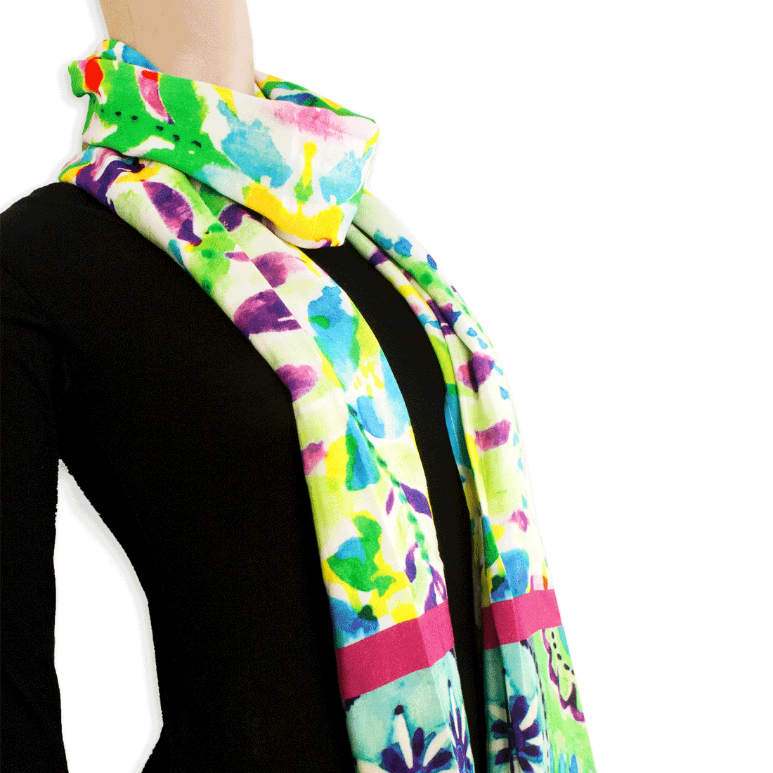 Summer Garden Printed Stole