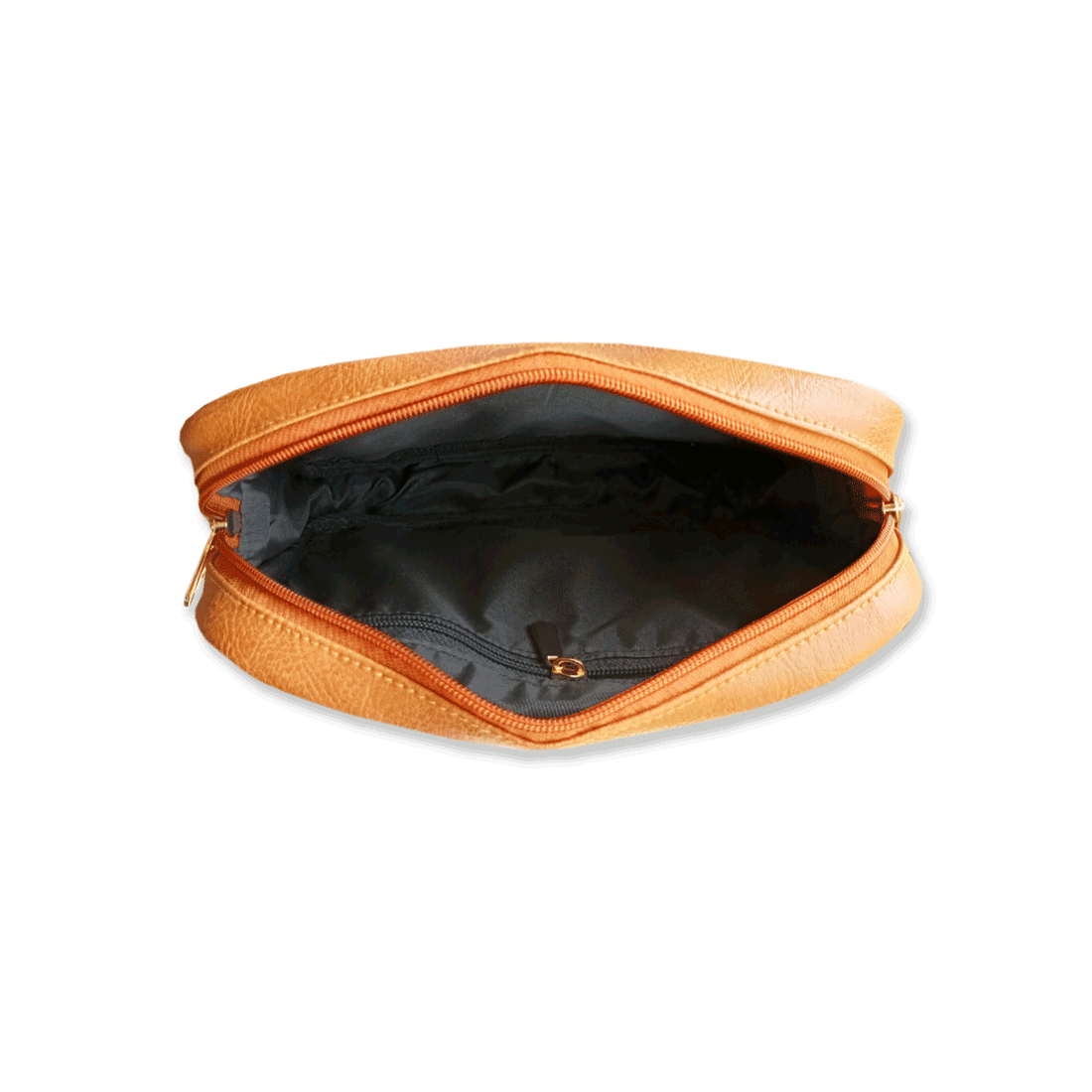 Brown Flowers Block printed Box Sling Bag