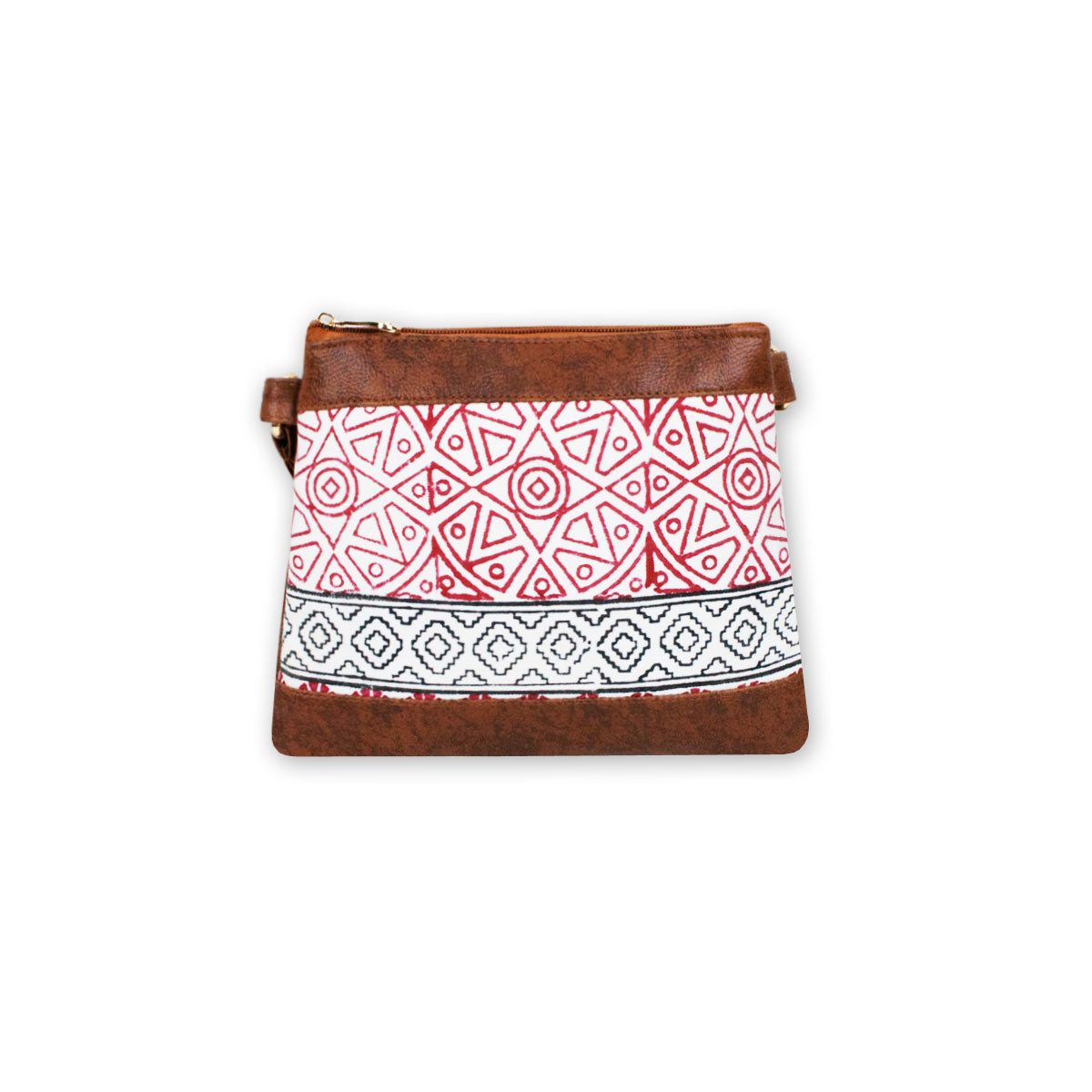 Chakra Block Printed Sling Bag
