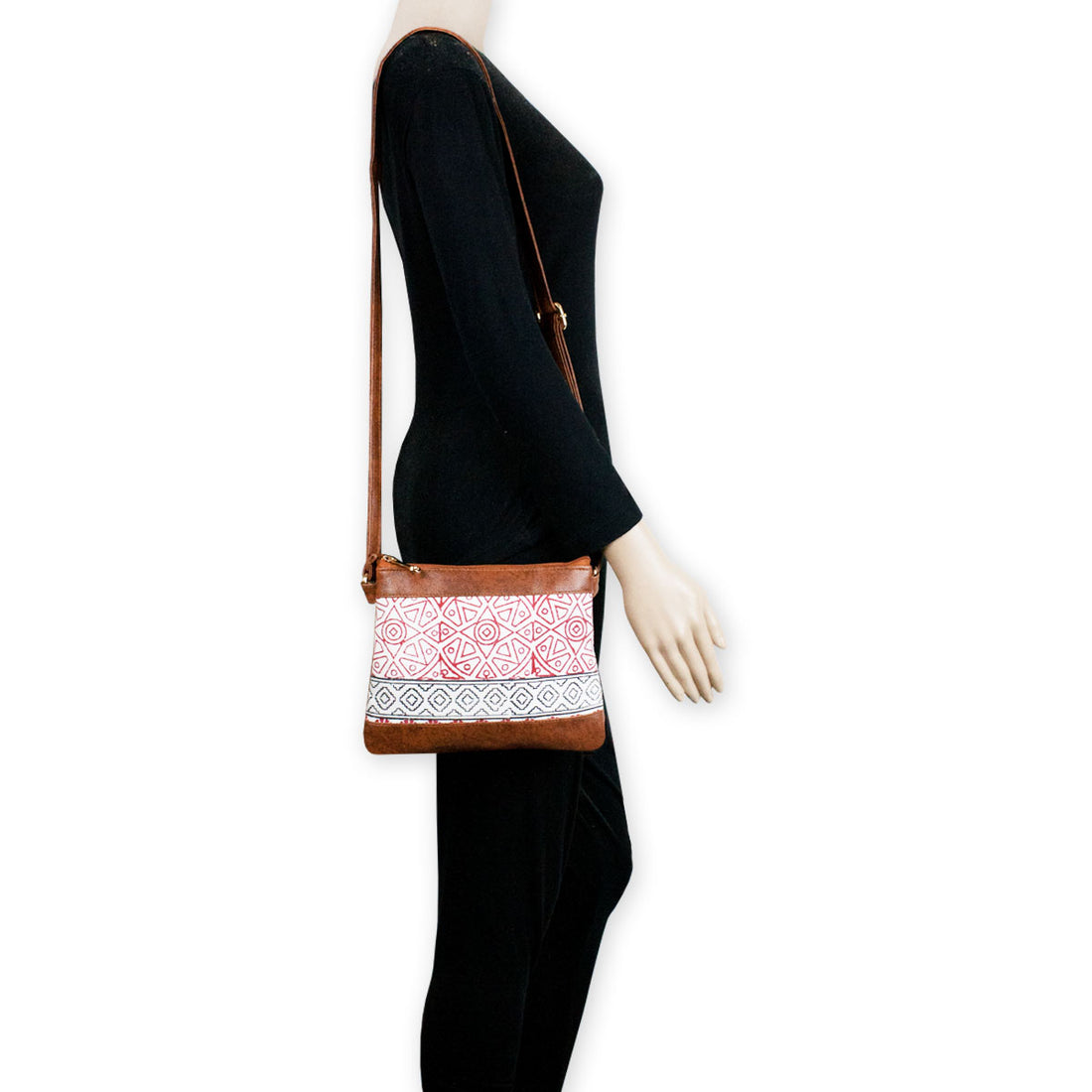 Chakra Block Printed Sling Bag