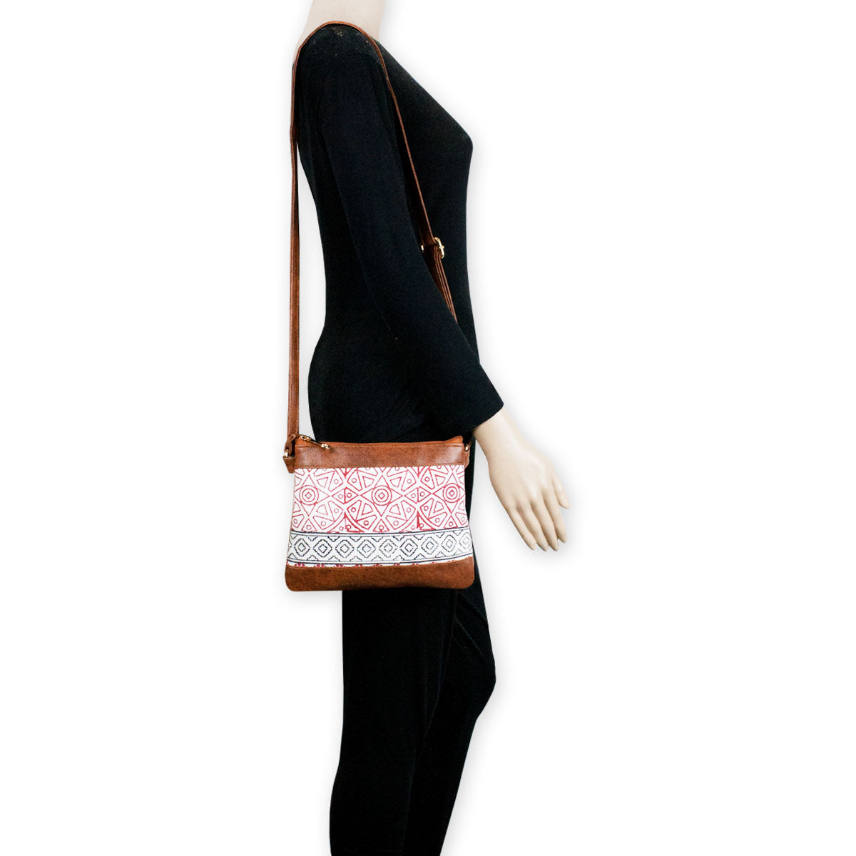 Chakra Block Printed Sling Bag