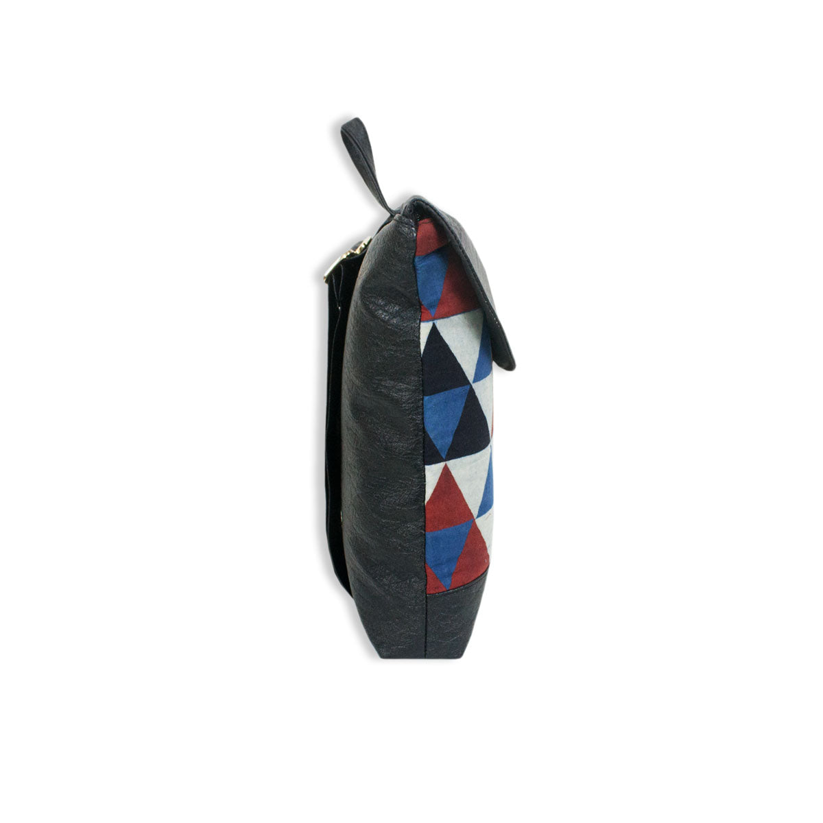 Triangles Block-printed Backpack