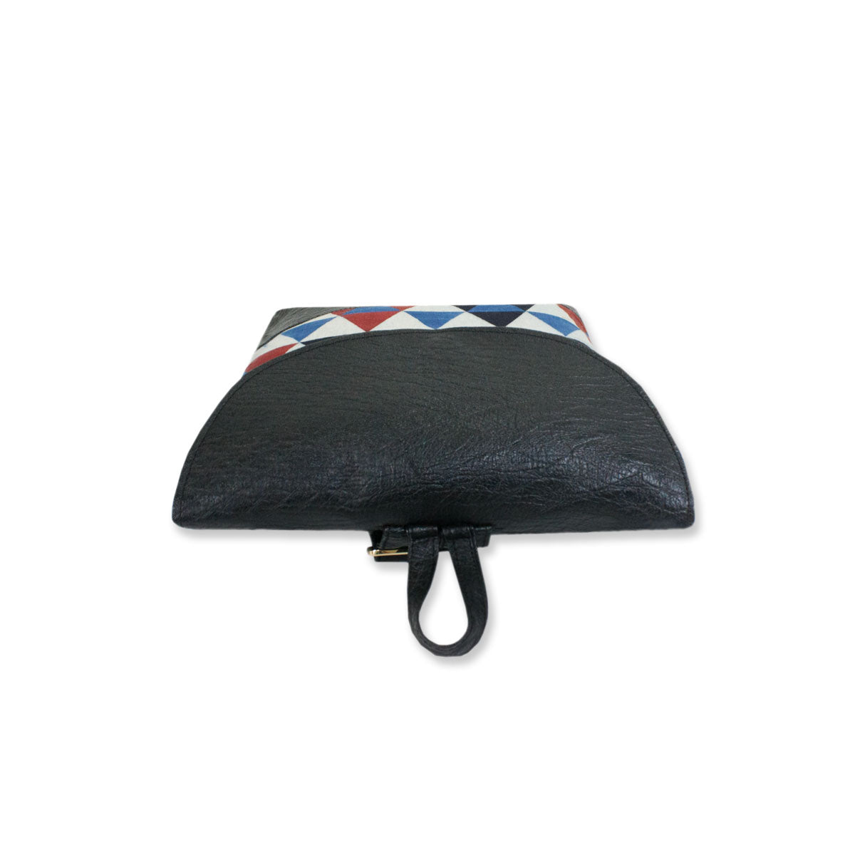 Triangles Block-printed Backpack