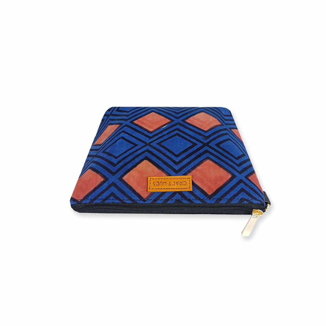 Block-Printed Triangles Sling Bag