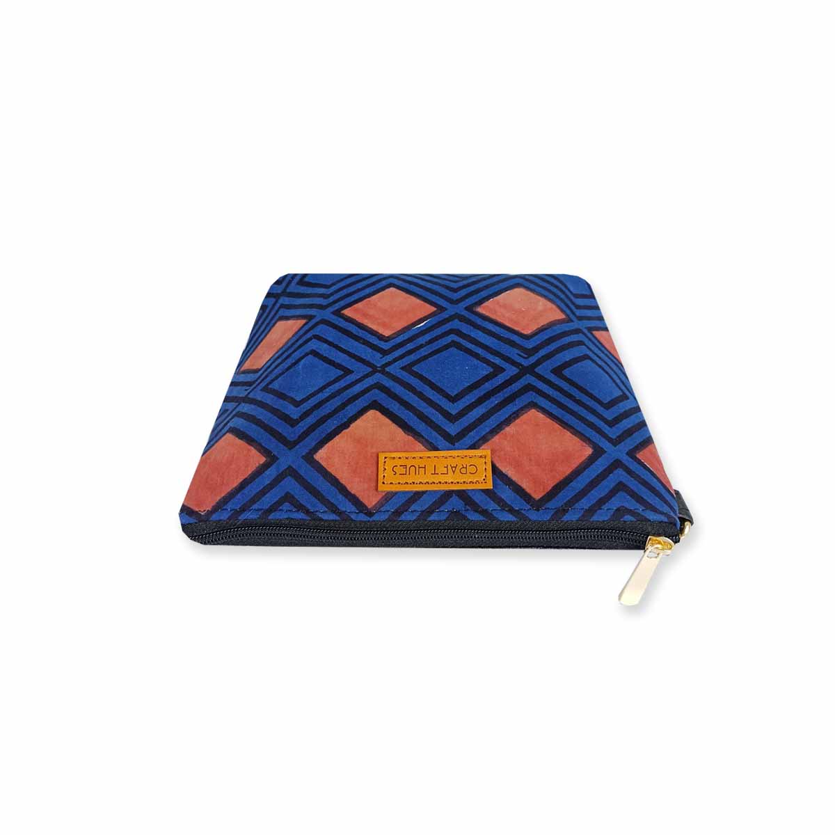 Block-Printed Triangles Sling Bag