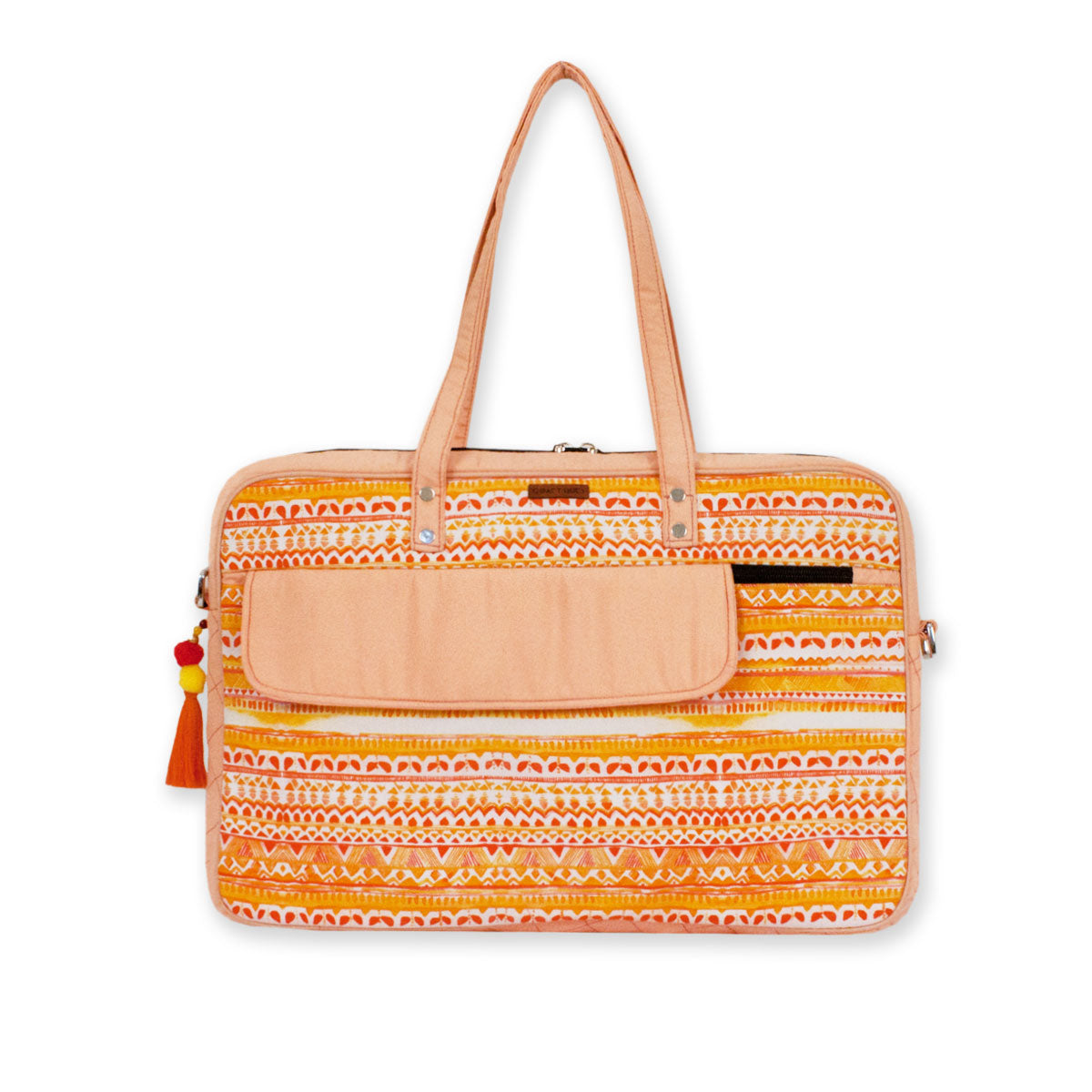 Yellow Aztec Laptop Bag