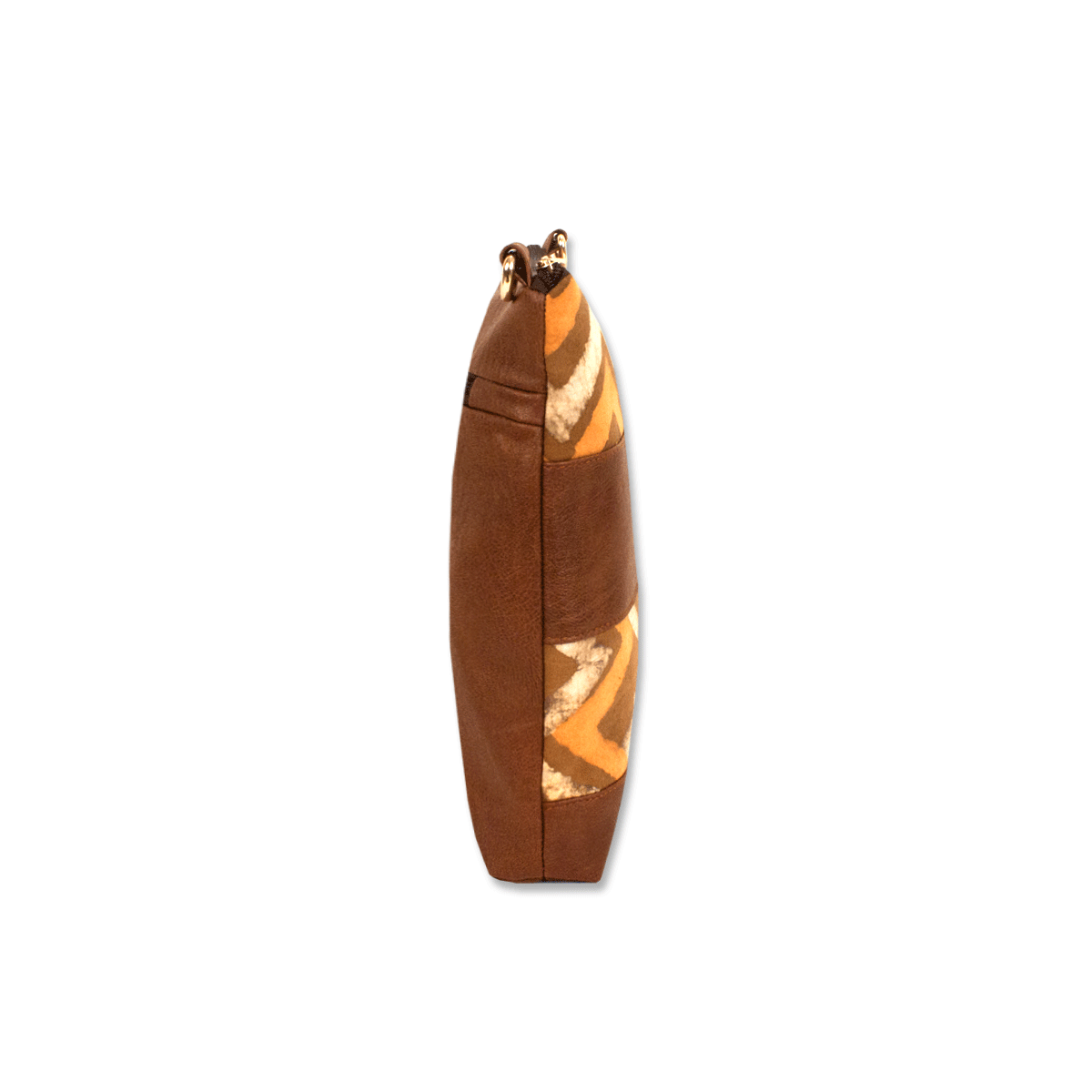 Zig zag Block Printed Sling Bag