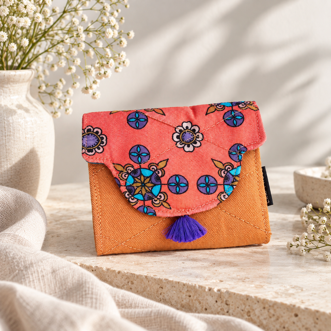 Curve Flap Mini Wallet