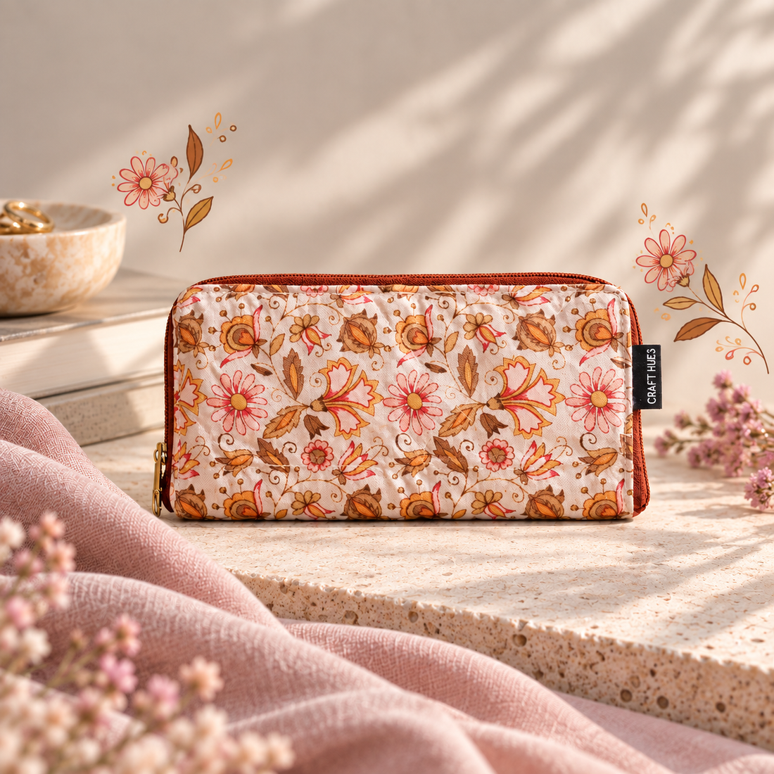 Quilted Rectangle Wallet