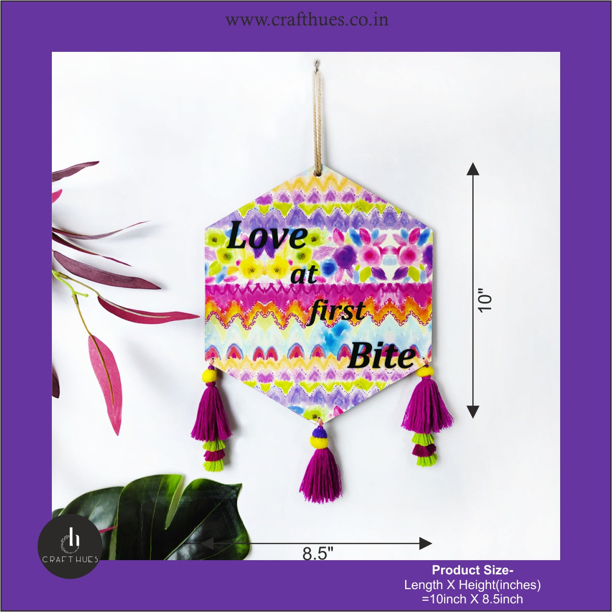 Love at first Bite Wall hanging