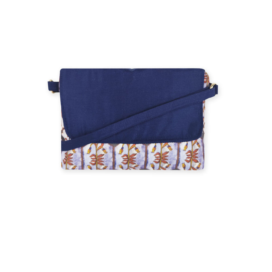 Big Flap Sling Bag- Purple Door